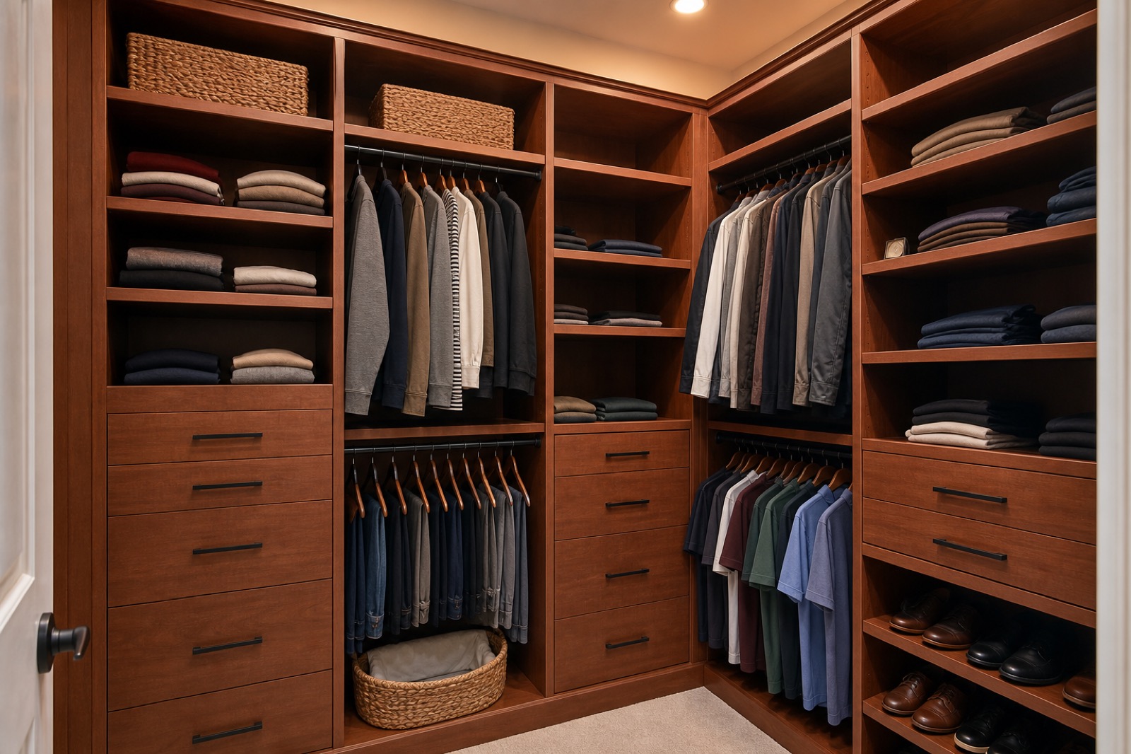 Closet System Installation detail photo